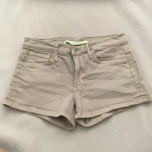 Joe’s pale lavender and blush shorts